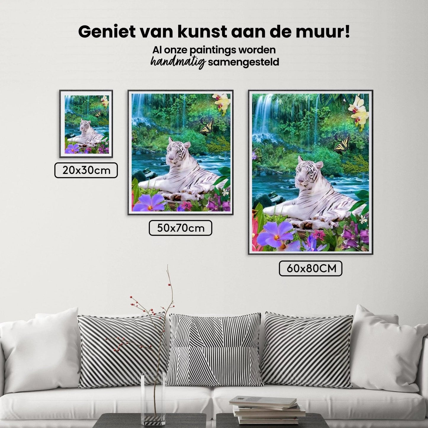 Diamond Painting Biały Tygrys - SEOS Shop ®