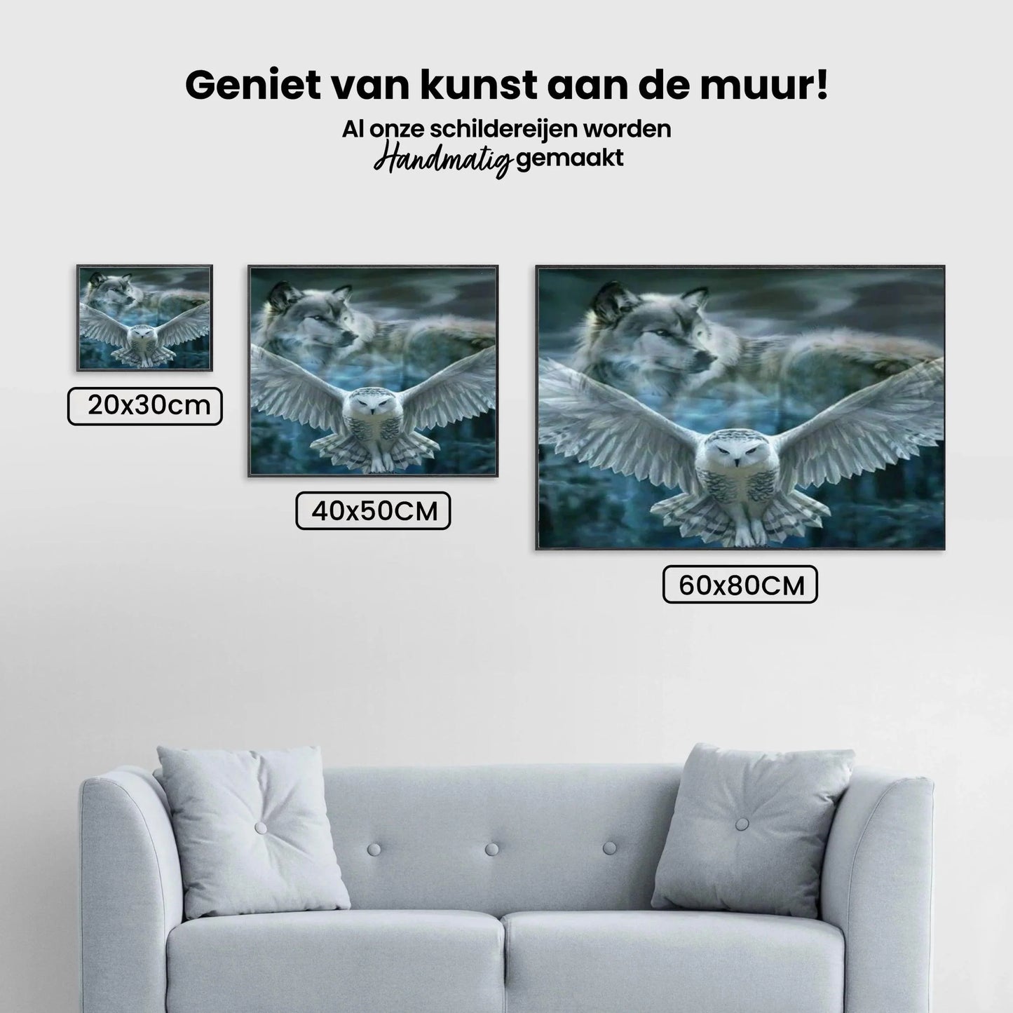 Diamond Painting Biała Sowa – SEOS Shop ®