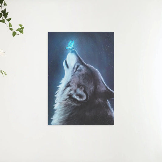 Diamond Painting Wilk z motylem - SEOS Shop ®