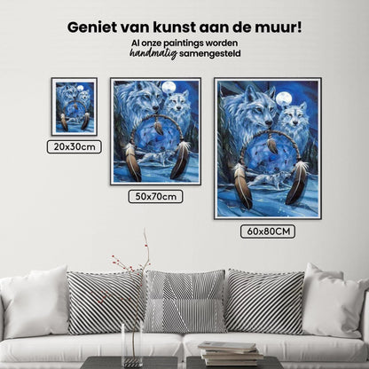 Diamond Painting Wilki Łapacz Snów - SEOS Shop ®
