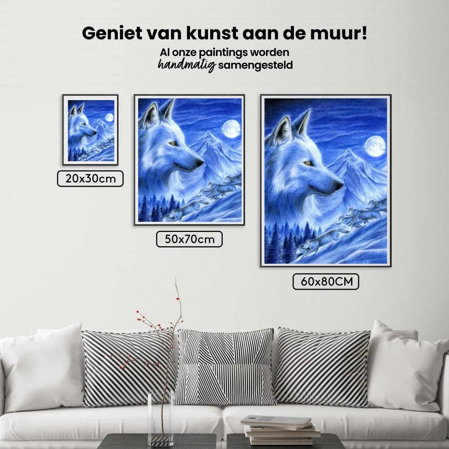 Diamond Painting Wilki w Śniegu - SEOS Shop ®