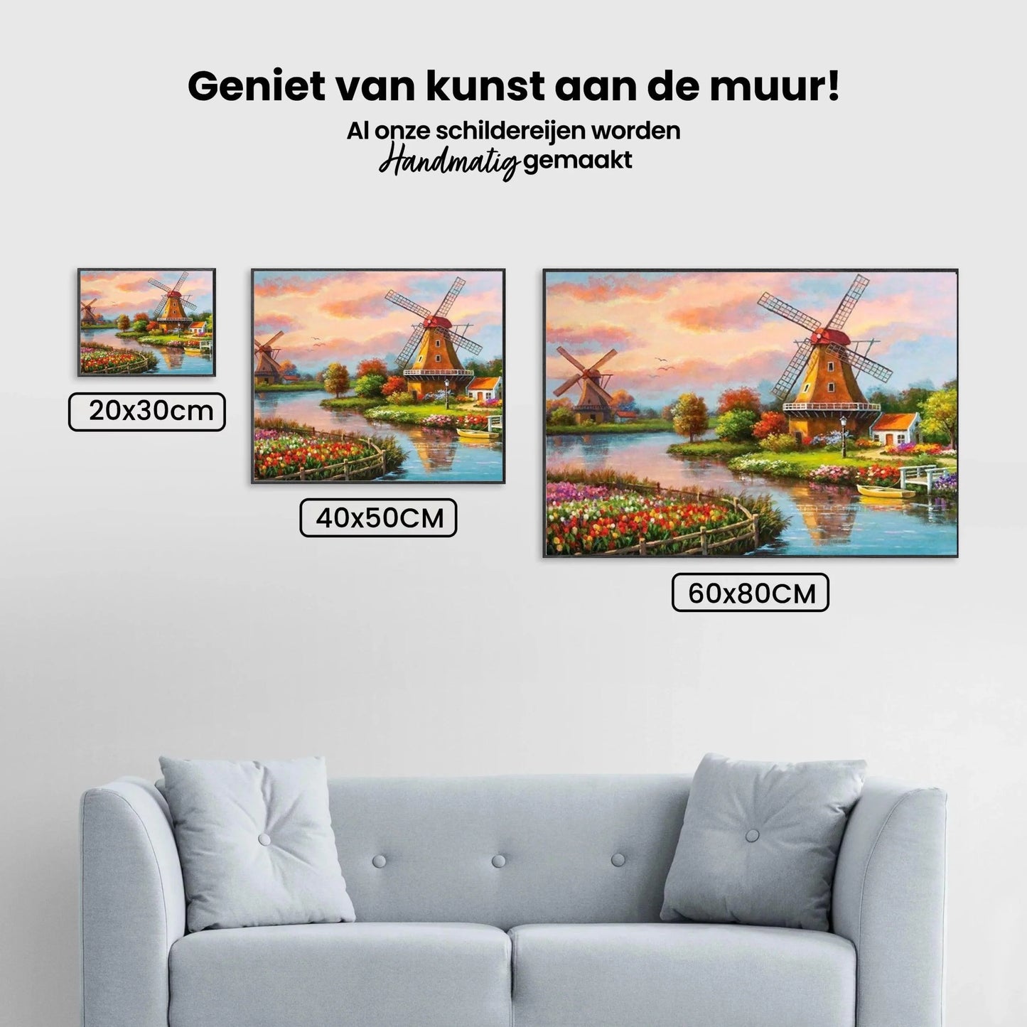 Diamond Painting Zaanse Schans z wiatrakiem – SEOS Shop ®