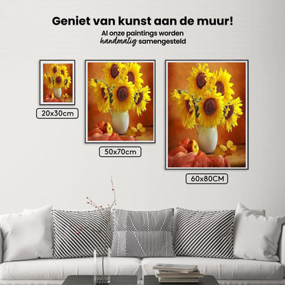 Diamond Painting Słoneczniki w wazonie - SEOS Shop ®
