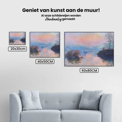 Diamond Painting Zachód słońca na Sekwanie - SEOS Shop ®