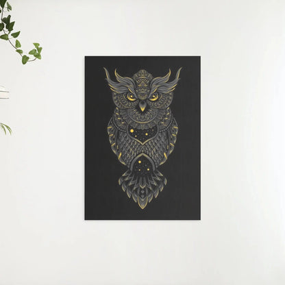Diamond Painting Czarno-żółta sowa - SEOS Shop ®