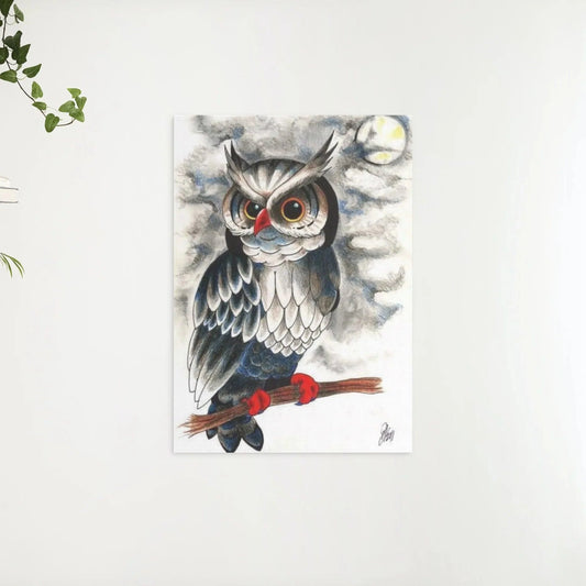 Diamond Painting Czarno-biała sowa - SEOS Shop ®