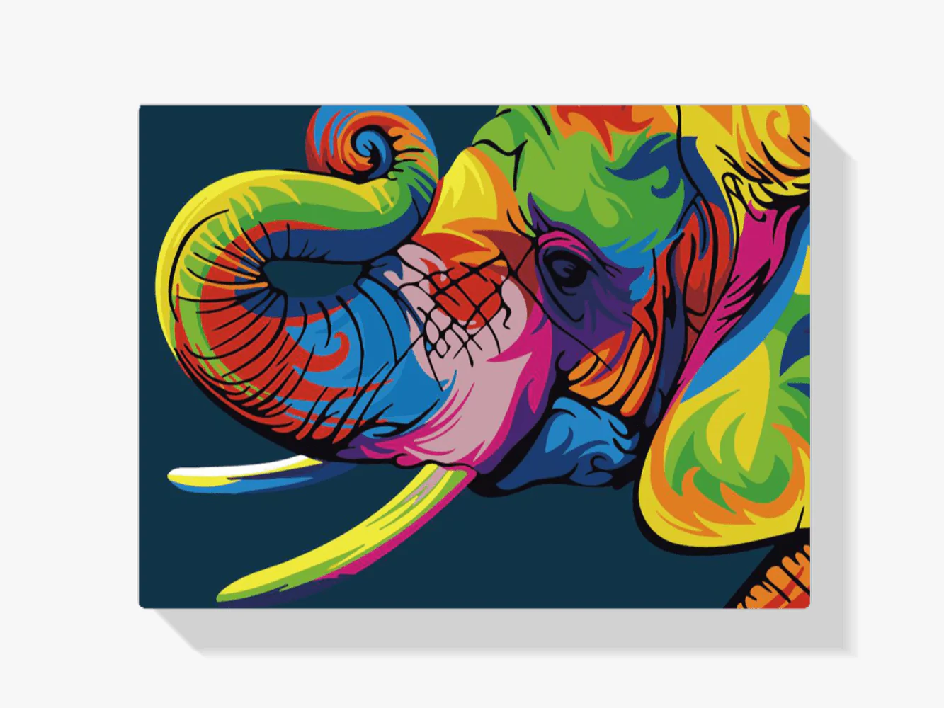Diamond Painting - Abstrakcyjny Słoń - SEOS®
