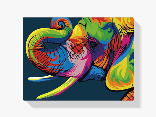 Diamond Painting - Abstrakcyjny Słoń - SEOS®