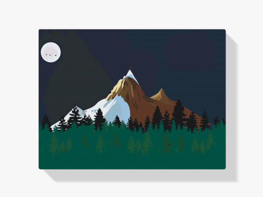Diamond Painting - Bergen w nocy - SEOS Shop ®