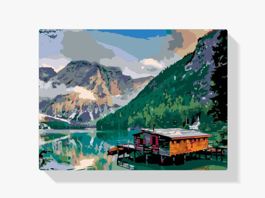 Diamond Painting - Schronisko górskie - SEOS Shop ®