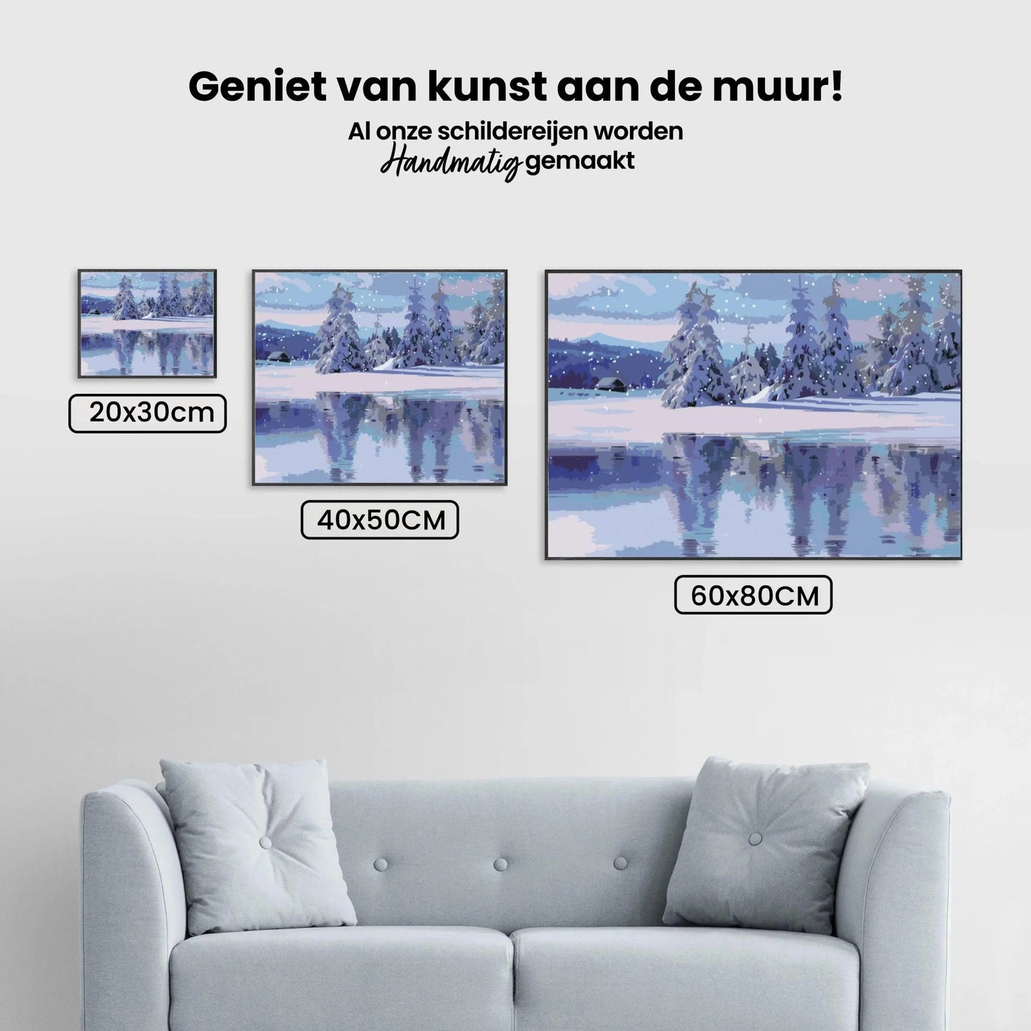 Diamond Painting - Zaśnieżony krajobraz - SEOS Shop ®