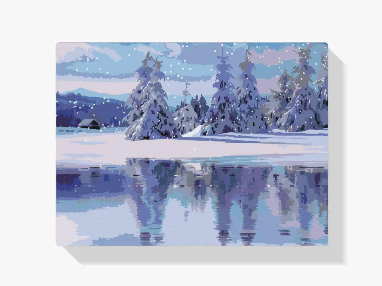 Diamond Painting - Zaśnieżony krajobraz - SEOS Shop ®