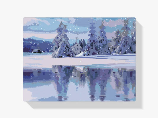 Diamond Painting - Zaśnieżony krajobraz - SEOS Shop ®
