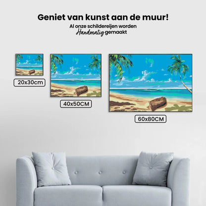 Diamond Painting - Łódź na plaży - SEOS Shop ®
