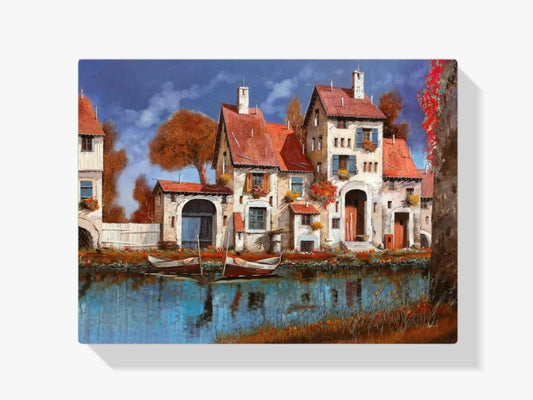 Diamond Painting - Cascina nad jeziorem - SEOS Shop ®
