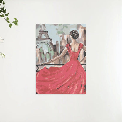 Diamond Painting - Dama w czerwieni - SEOS Shop ®