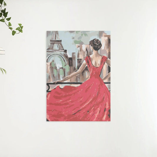 Diamond Painting - Dama w czerwieni - SEOS Shop ®