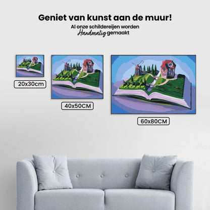 Diamond Painting - Młyn na książce - SEOS Shop ®