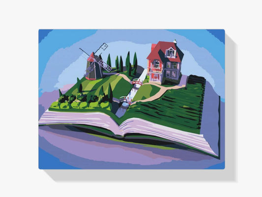 Diamond Painting - Młyn na książce - SEOS Shop ®