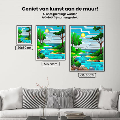 Diamond Painting - Rzeka - SEOS Shop ®