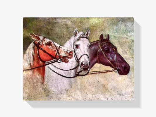 Diamond Painting - Trzy Konie - SEOS®