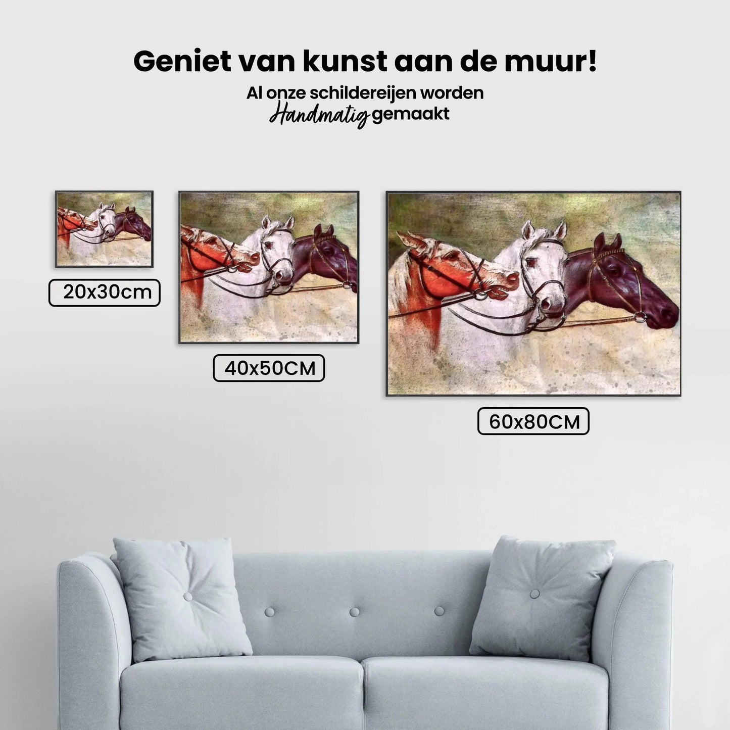 Diamond Painting - Trzy Konie - SEOS®