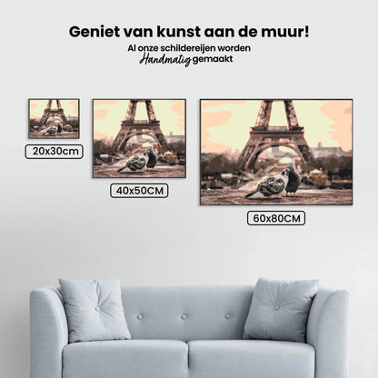 Diamond Painting - Gołębie w Paryżu - SEOS®