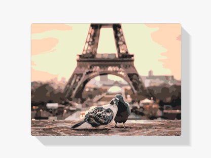 Diamond Painting - Gołębie w Paryżu - SEOS®