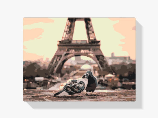 Diamond Painting - Gołębie w Paryżu - SEOS®