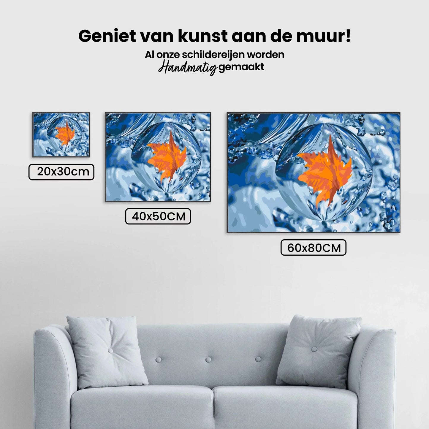 Diamond Painting - Liść w kropli - SEOS Shop ®