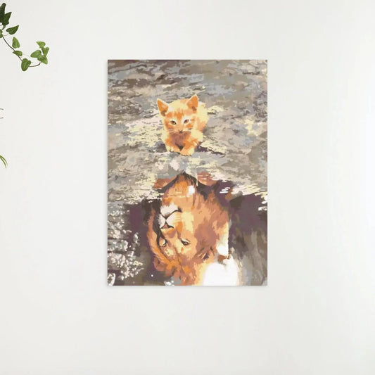 Diamond Painting - Kociak lub lew - SEOS®