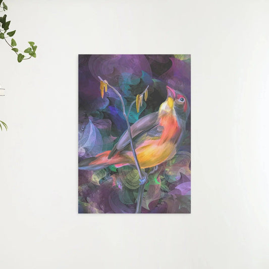 Diamond Painting - Ptak w kolorowym otoczeniu - SEOS®