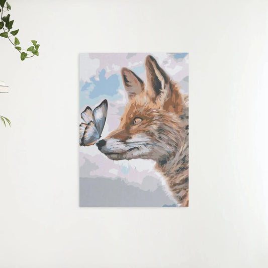 Diamond Painting - Lis z motylem na pyszczku - SEOS®