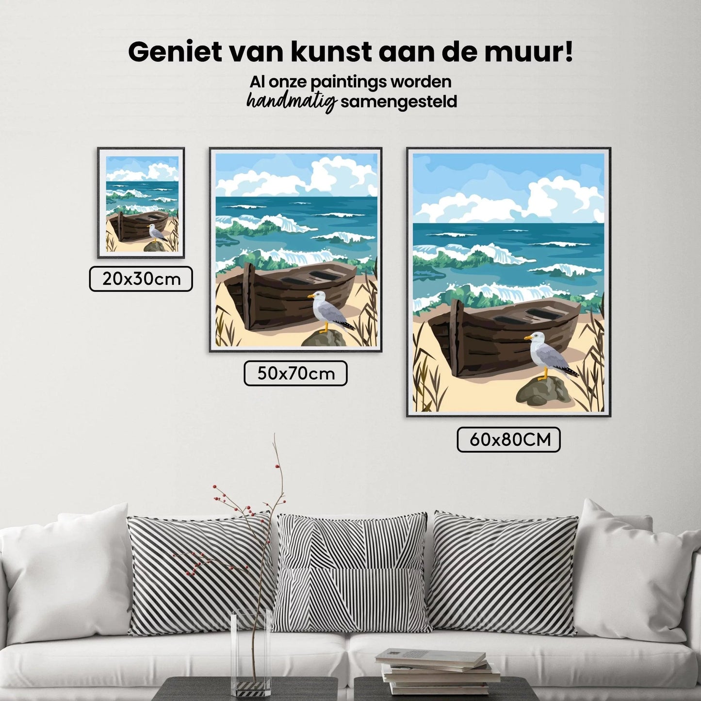 Diamond Painting - Osamotniony mewa - SEOS®