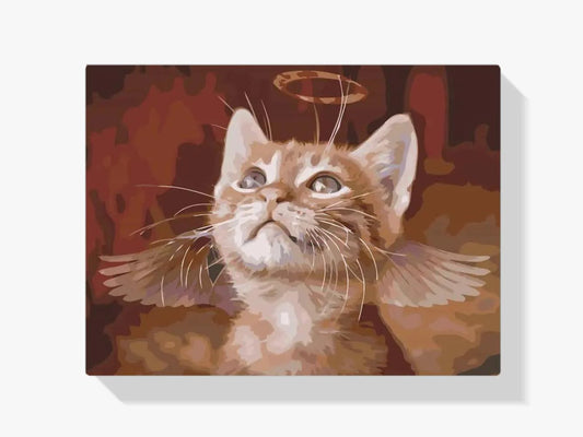 Diamond Painting - Anioł Kot - SEOS®