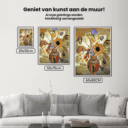 Diamond Painting - Etruska waza z kwiatami - SEOS Shop ®