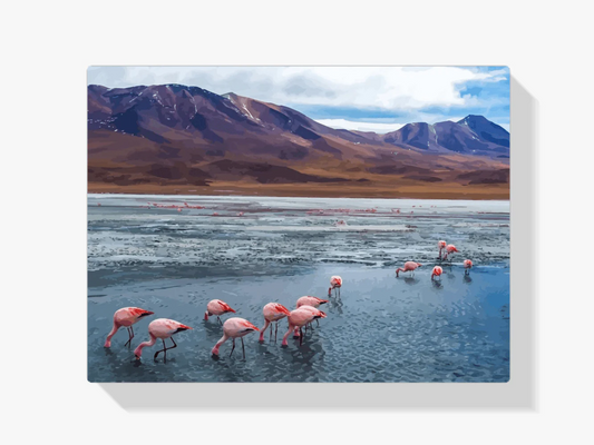 Diamond Painting - Flamingi w Boliwii - SEOS Shop ®