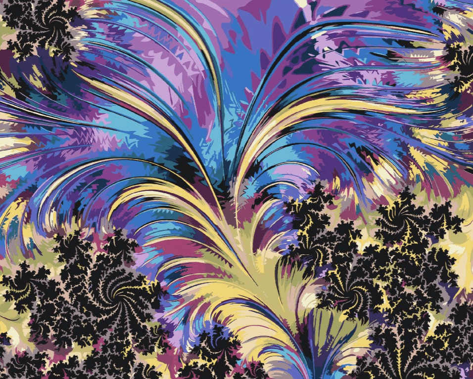Diamond Painting - Fraktale pióra - SEOS Shop ®