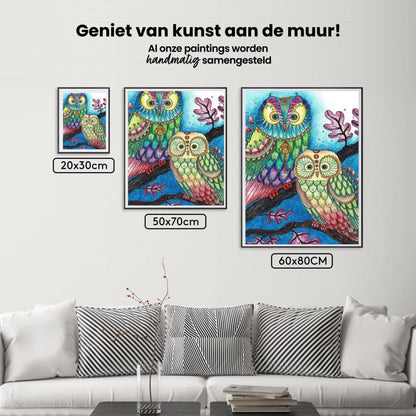 Diamond Painting - Kolorowa Sowa - SEOS®