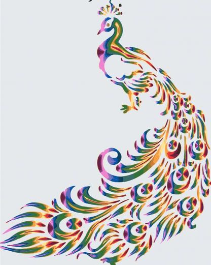 Diamond Painting - Kolorowy paw 2 - SEOS®