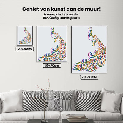 Diamond Painting - Kolorowy paw 2 - SEOS®