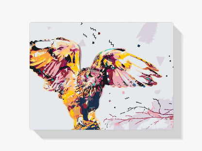Diamond Painting - Złota Sowa Śnieżna - SEOS®
