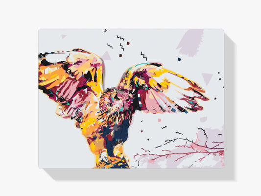 Diamond Painting - Złota Sowa Śnieżna - SEOS®