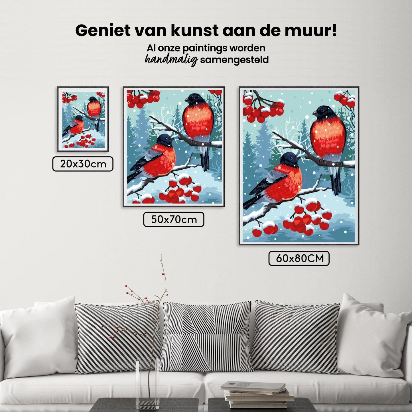 Diamond Painting - Złoty wróbel Biały - SEOS®