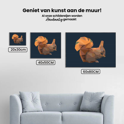Diamond Painting - Graficzny wiewiór - SEOS Shop ®