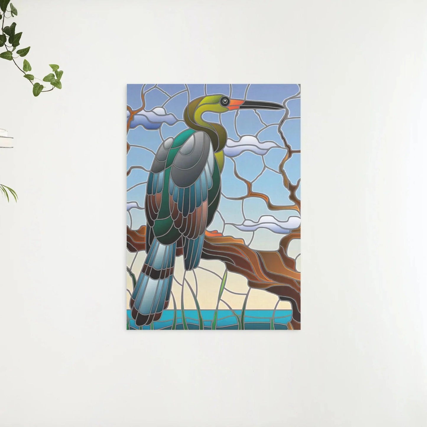 Diamond Painting - Szary Czapla - SEOS®