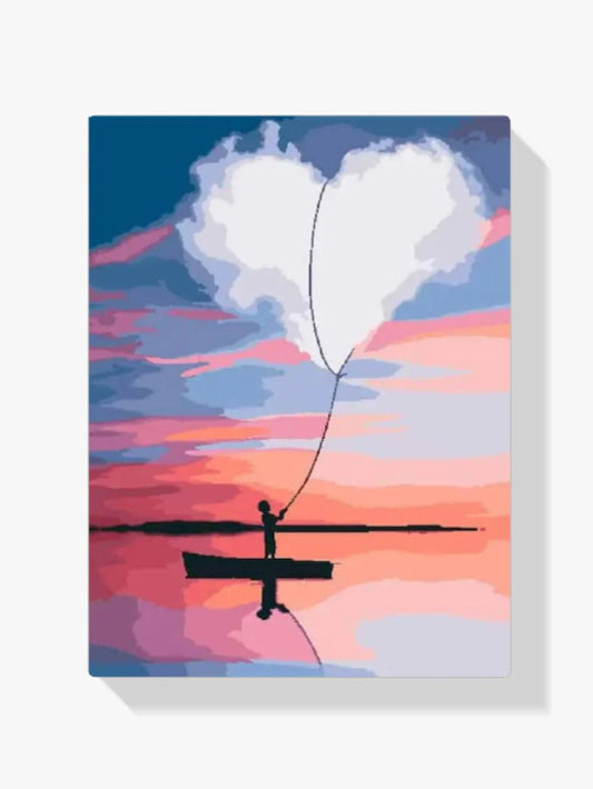 Diamond Painting - Serce na łódce - SEOS Shop ®