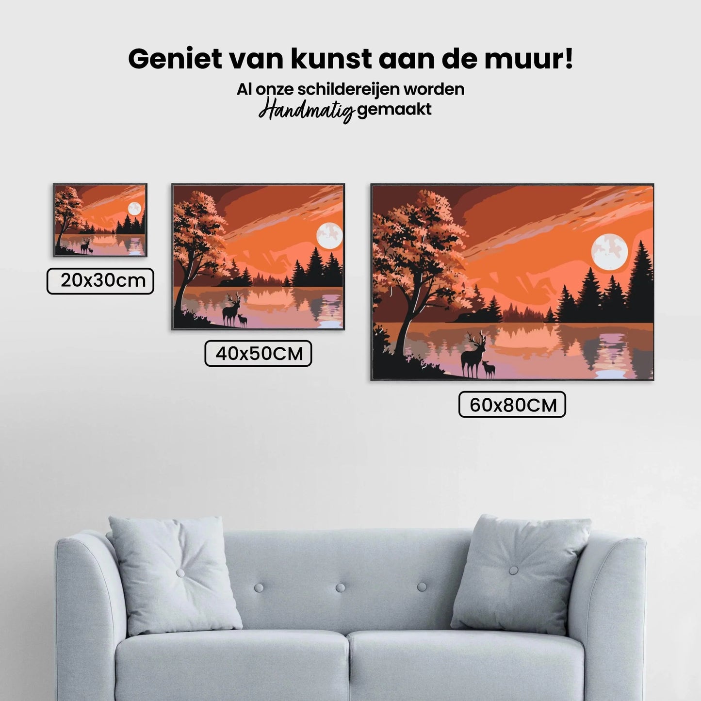 Diamond Painting - Jelenie w naturze - SEOS®