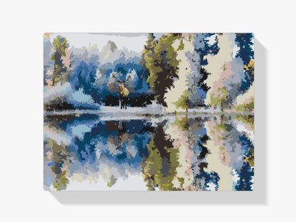 Diamond Painting - Jelenie w lesie - SEOS®
