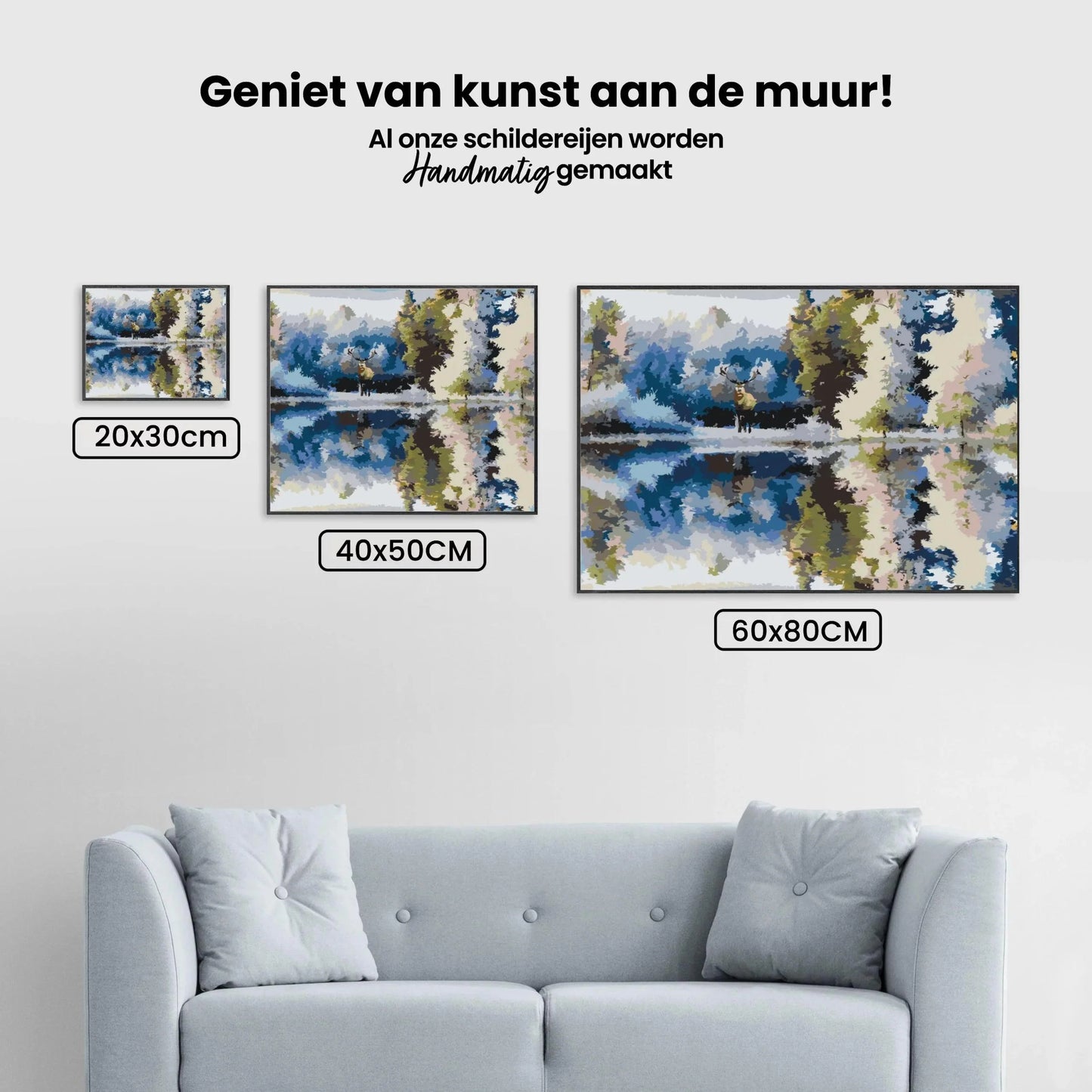 Diamond Painting - Jelenie w lesie - SEOS®